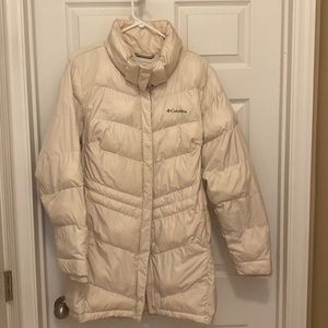 Columbia down long coat